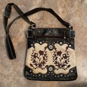 Western cross body purse
